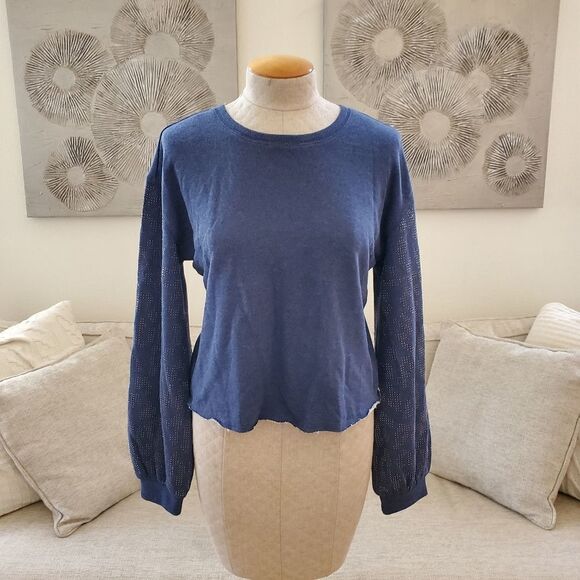 INC Embellished-Sleeve Sweatshirt size Medium - NEW - Picture 2 of 12